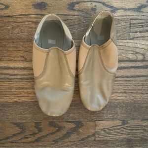Tan Leather Dance Shoes Size 7